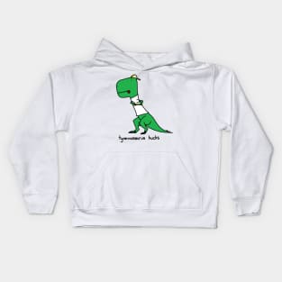 tyrannosaurus hucks Kids Hoodie